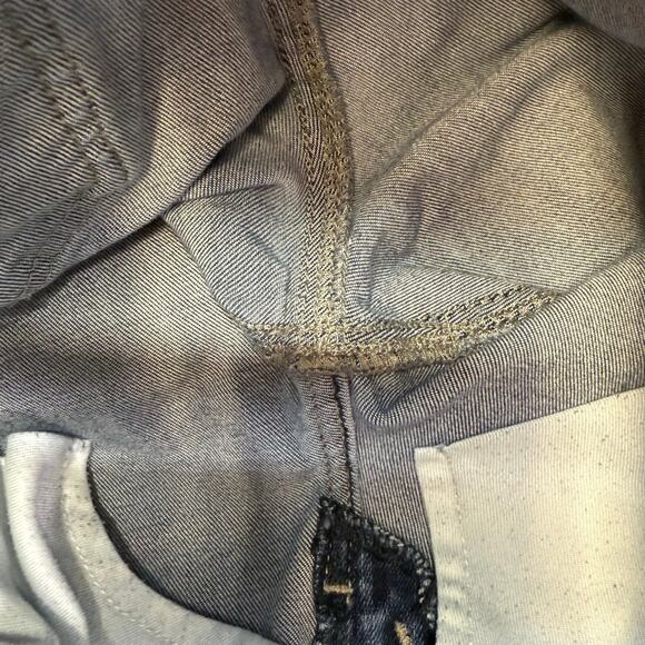 Silver Jeans Women's 26x27 (2) Blue Boyfriend Tapered Distressed Mid Rise - Picture 8 of 16